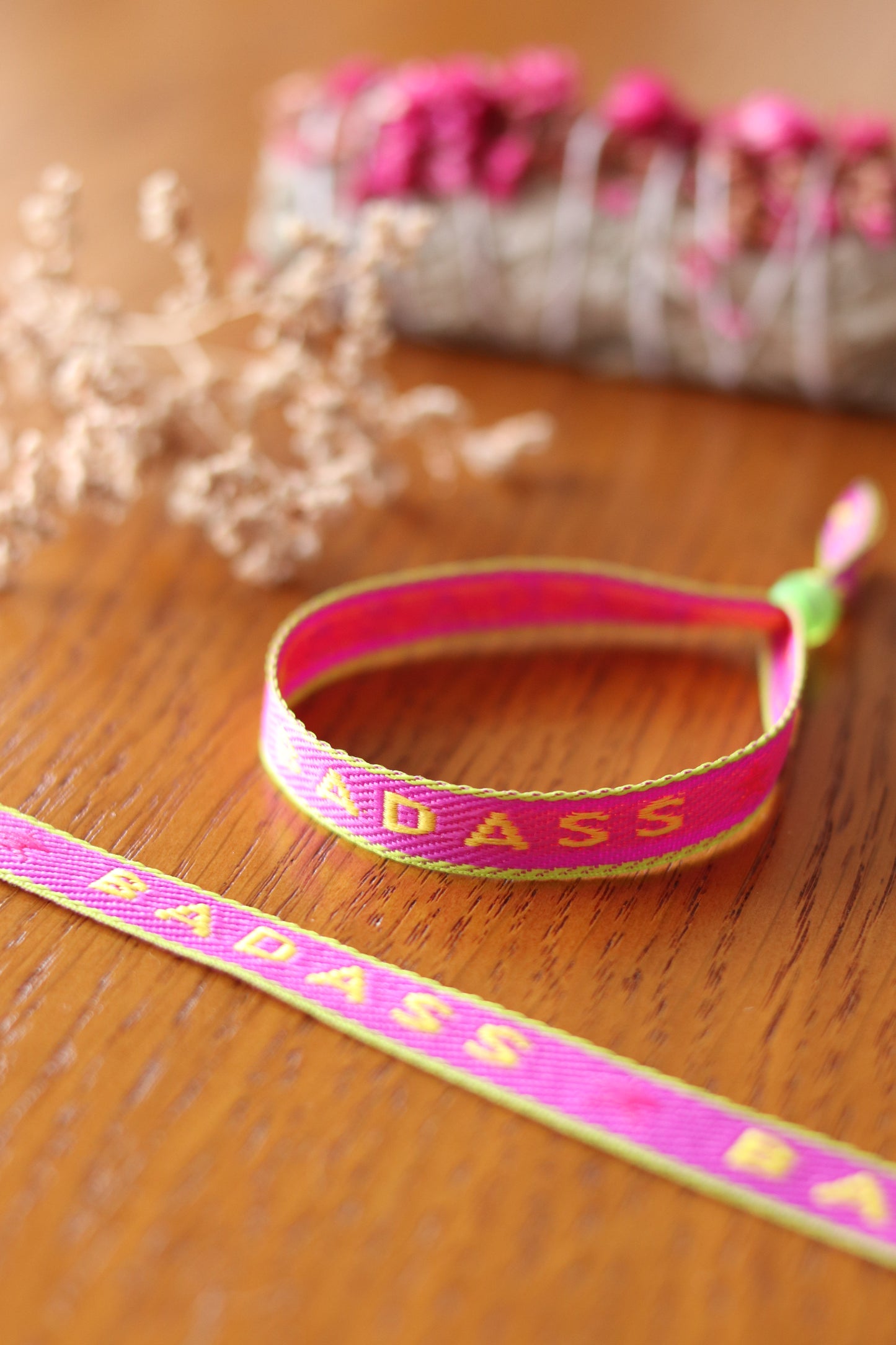 Bracelet Ruban "Badass"