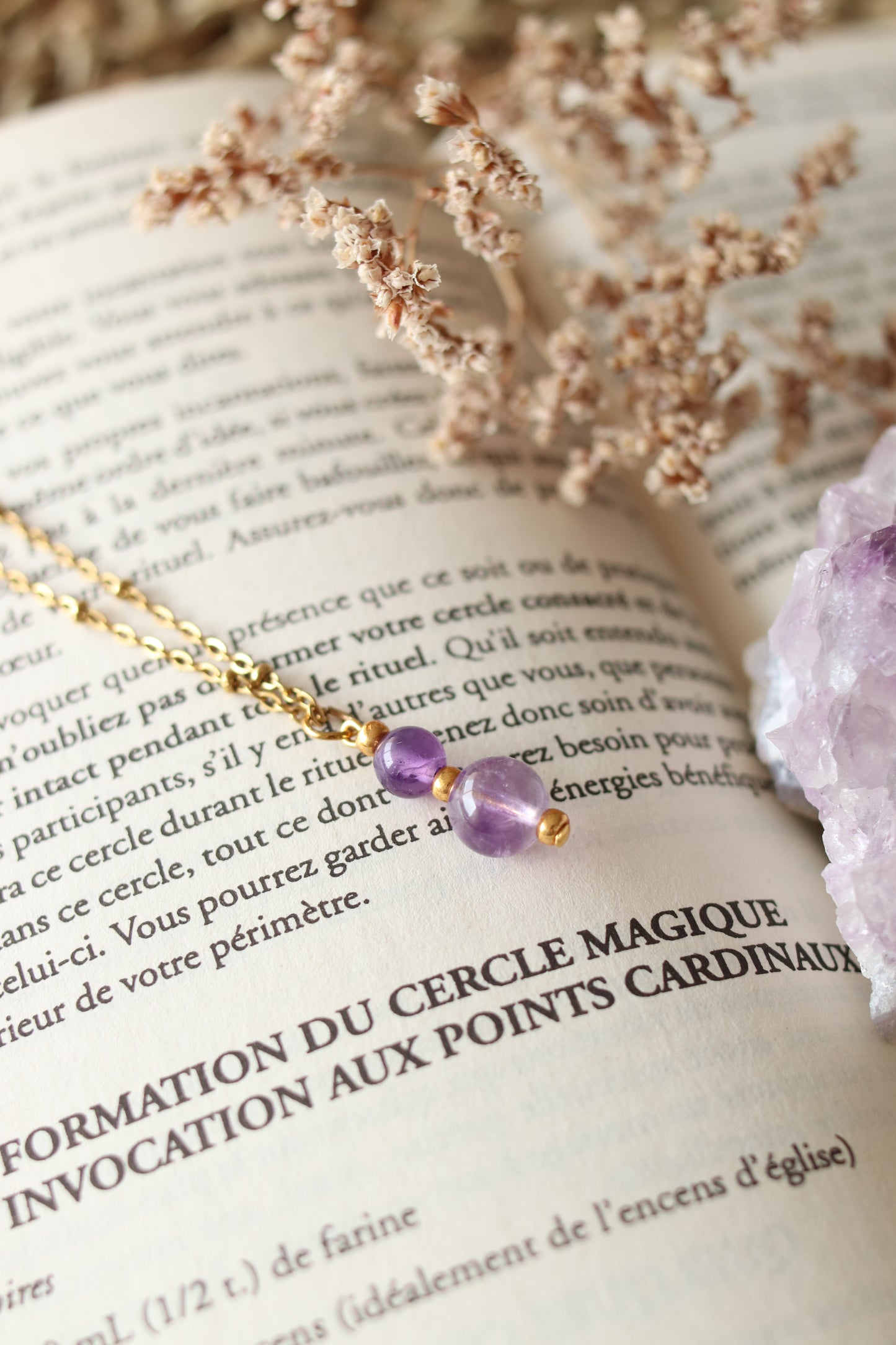 Collier "Bulle" - Améthyste
