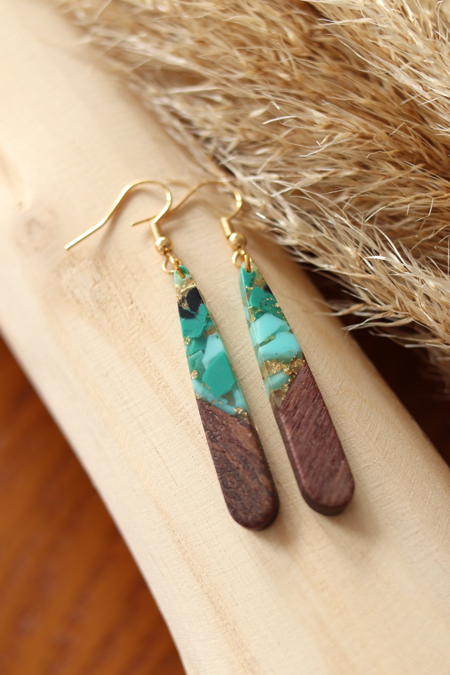 Boucles d'Oreilles "Voyage" - Dorée (Plusieurs Coloris)