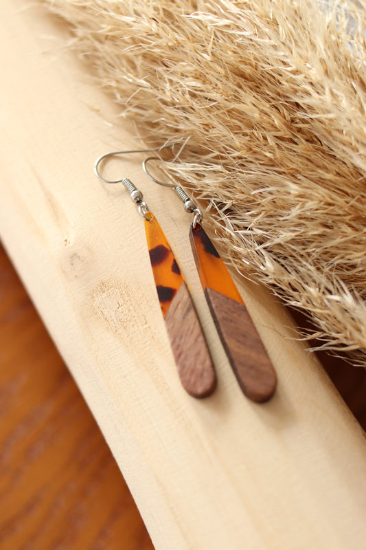 Boucles d'Oreilles "Voyage" - Argent (Plusieurs Coloris)