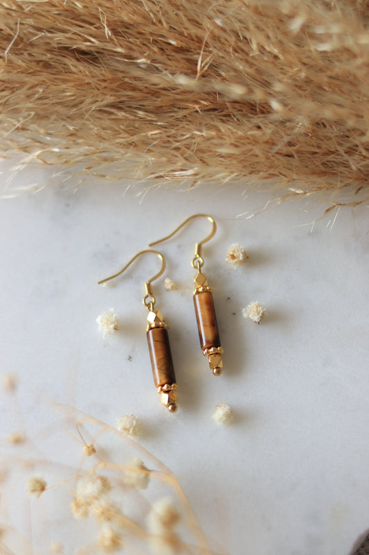 Boucles d’Oreilles "Bronze"