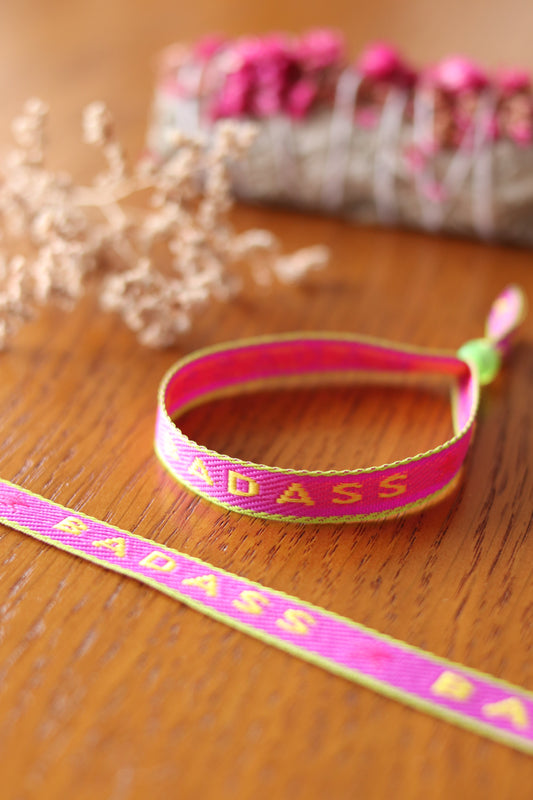 Bracelet Ruban "Badass"