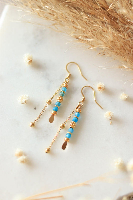 Boucles d’Oreilles "Étoile Filante"