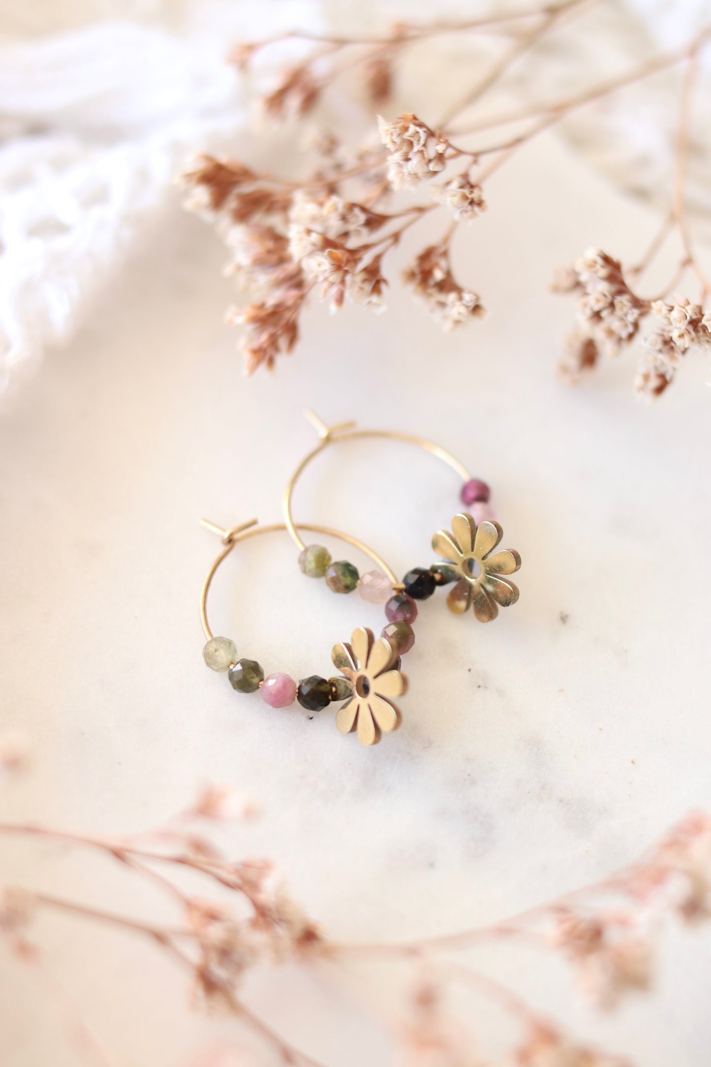 Boucles d’Oreilles "Marguerite"