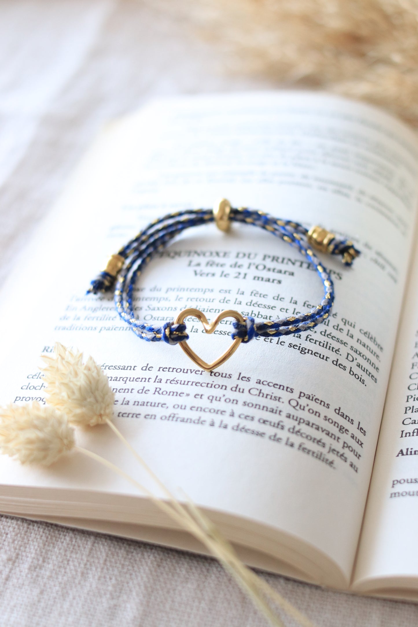Bracelet "Cœur Libre" Bleu