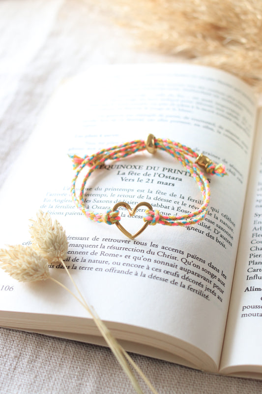 Bracelet "Cœur Libre" Été