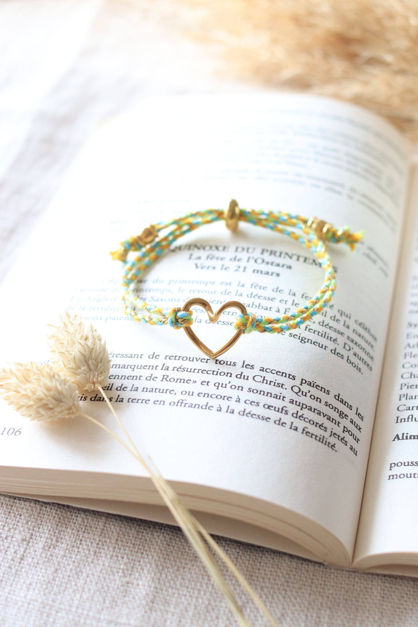 Bracelet "Cœur Libre" Vert