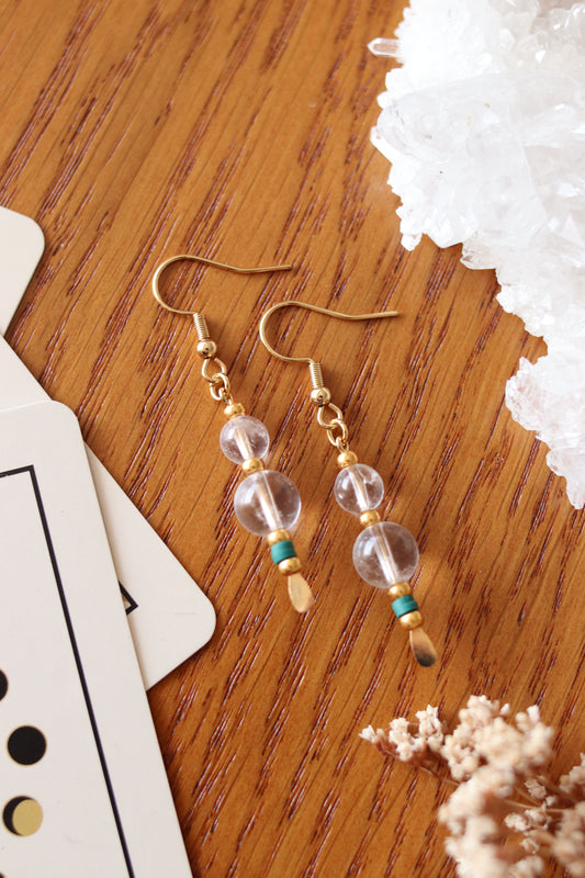 Boucles d'Oreilles "Cristal"