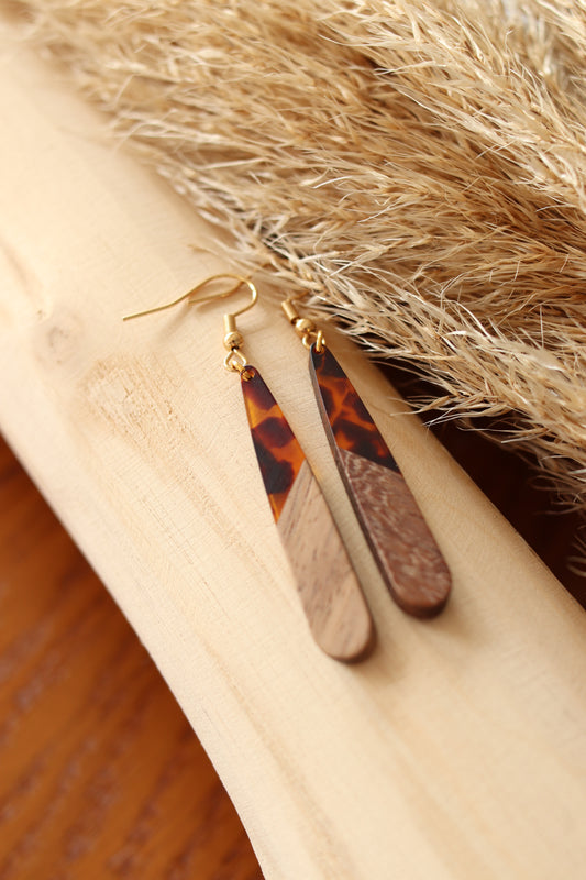 Boucles d'Oreilles "Voyage" - Dorée (Plusieurs Coloris)