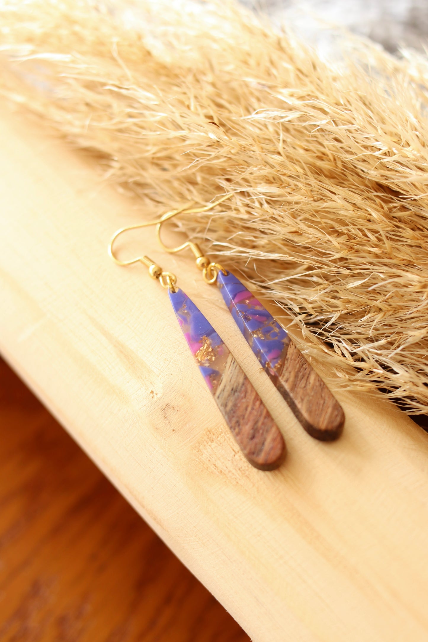 Boucles d'Oreilles "Voyage" - Dorée (Plusieurs Coloris)