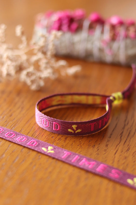 Bracelet Ruban "Good Time"