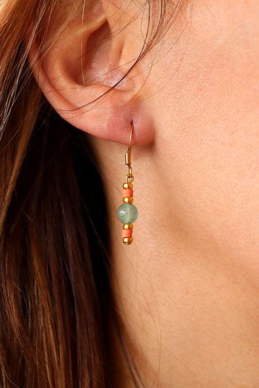 Boucles d'Oreilles "Petite Orangerie"