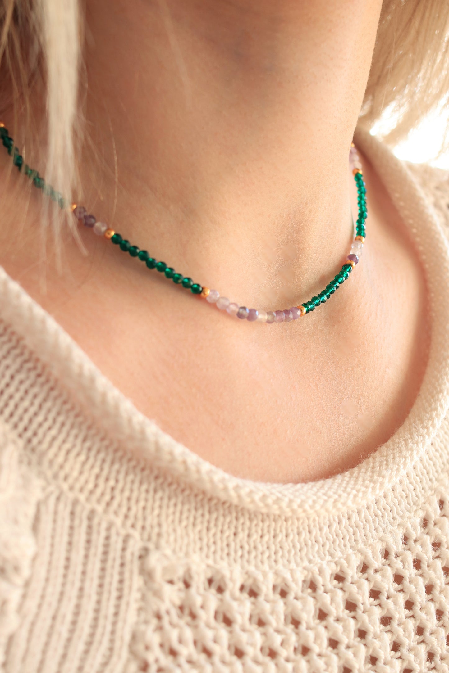 Collier "Mystique Améthyste"