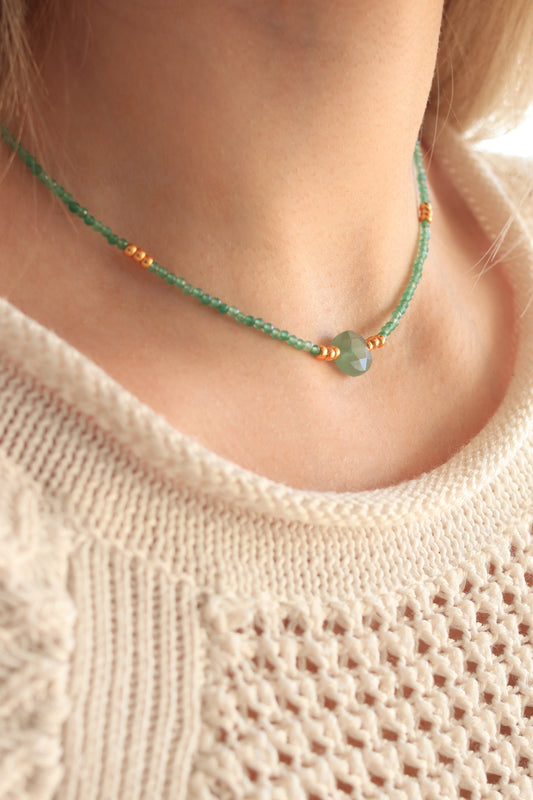 Collier "Éclat Verdoyant"